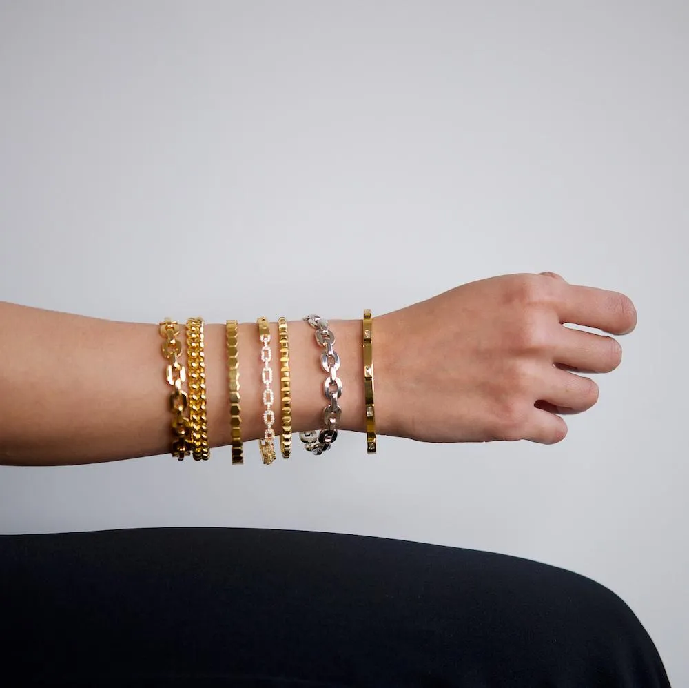 Pyramid Style Bracelet Cuff