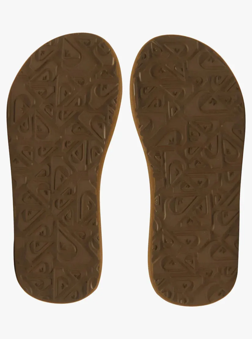 Quiksilver Boys Carver Suede Core Sandals - Tan