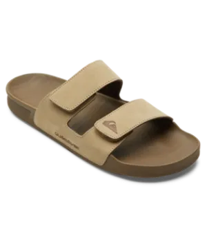 Quiksilver Mens Rivi Leather Double Adjust Sandals