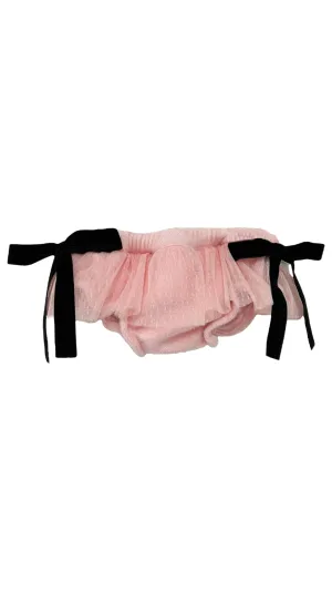 "Shirley" Sparkly Pink Tulle Bloomers