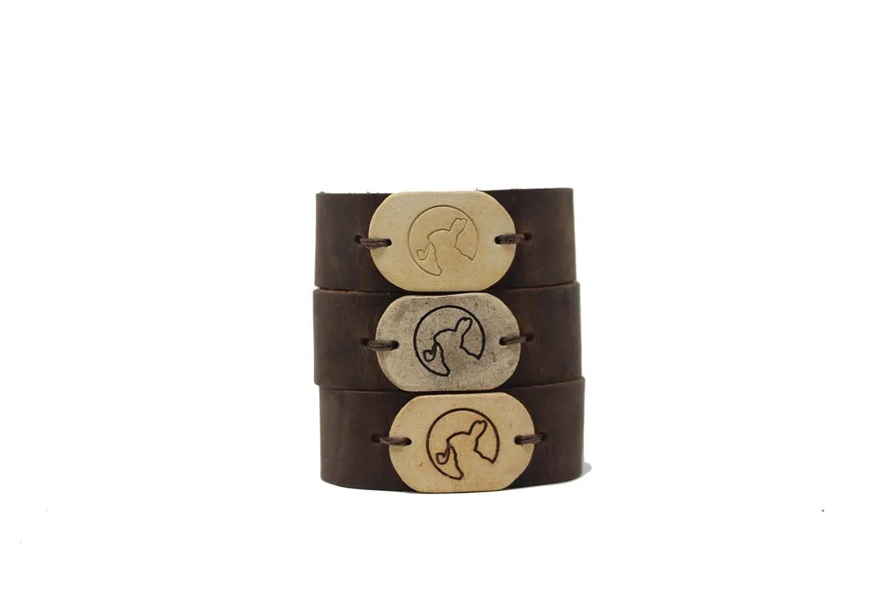 Rabbit Room Leather Cuff