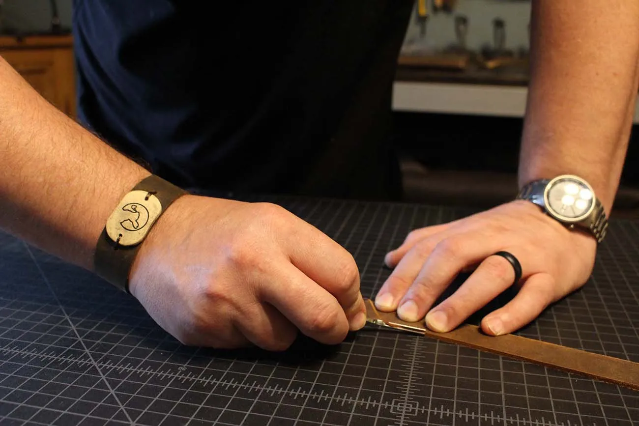 Rabbit Room Leather Cuff