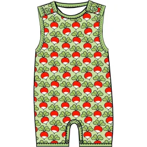 Radish - Butterfly Green Summer Dungarees / Playsuit