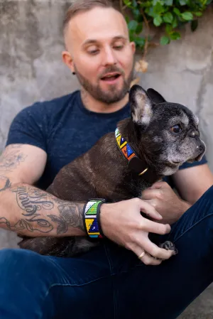 Rafiki Dog collar and cuff-1