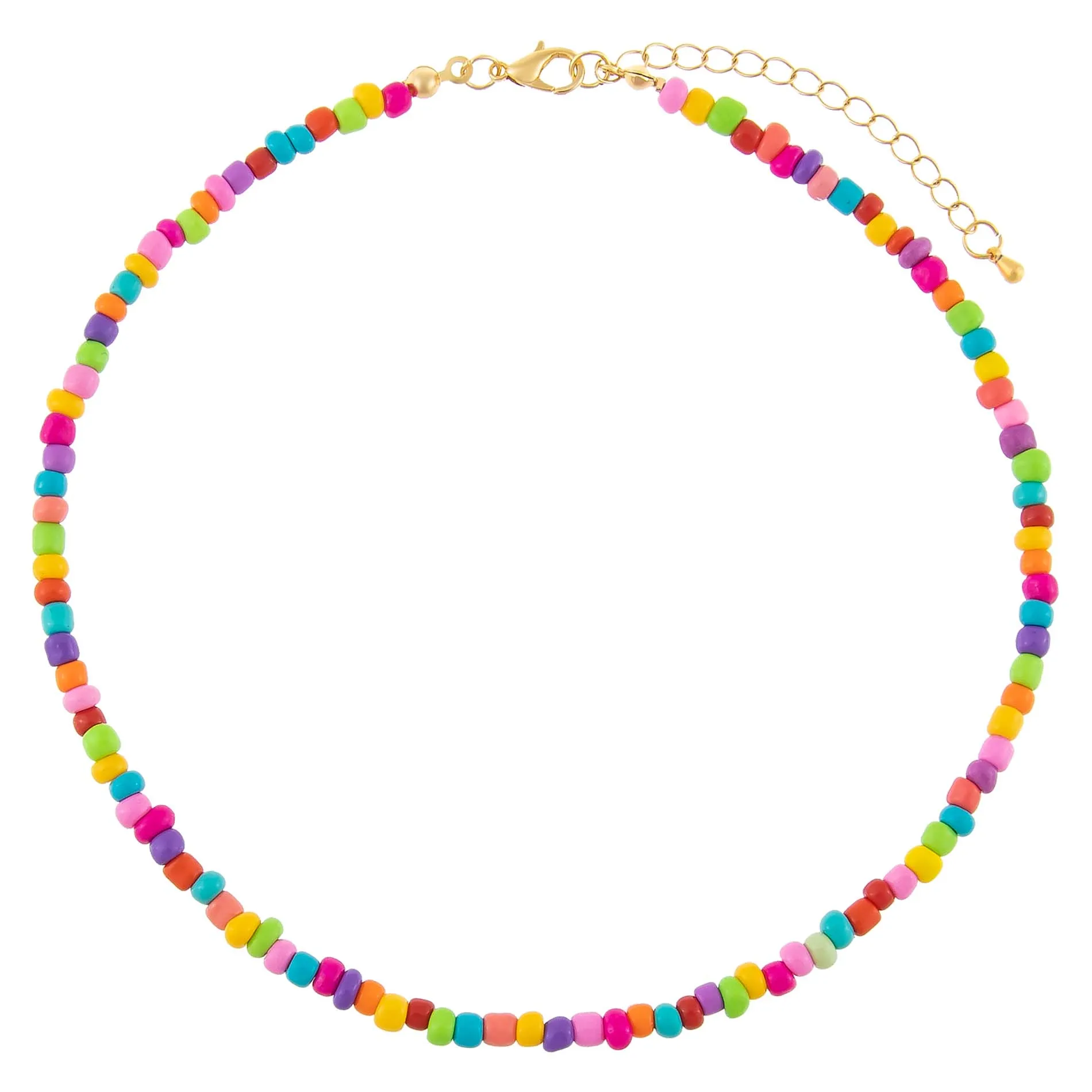Rainbow Bead Necklace