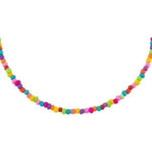 Rainbow Bead Necklace