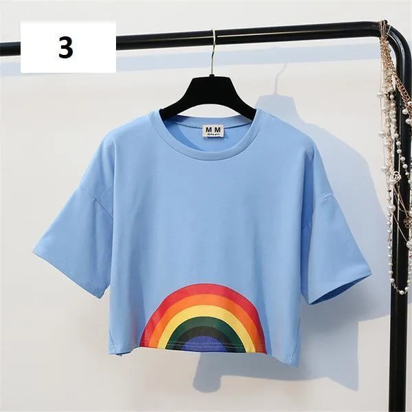 Rainbow Crop T-Shirt