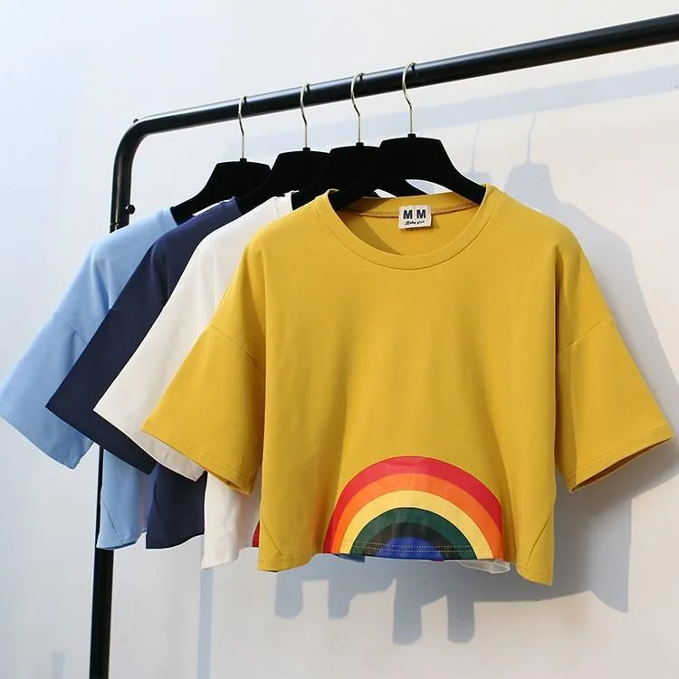 Rainbow Crop T-Shirt