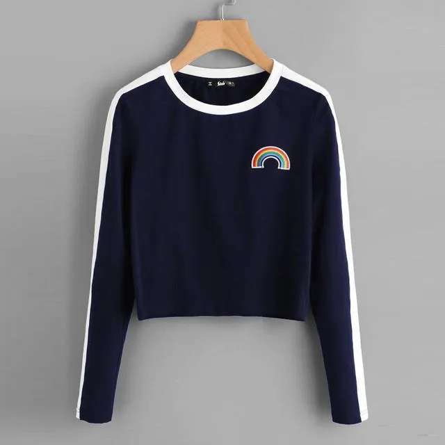 Rainbow Crop T-Shirt