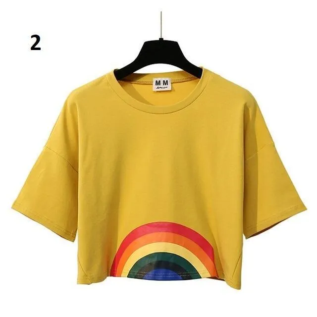 Rainbow Crop T-Shirt