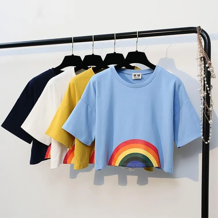 Rainbow Crop T-Shirt
