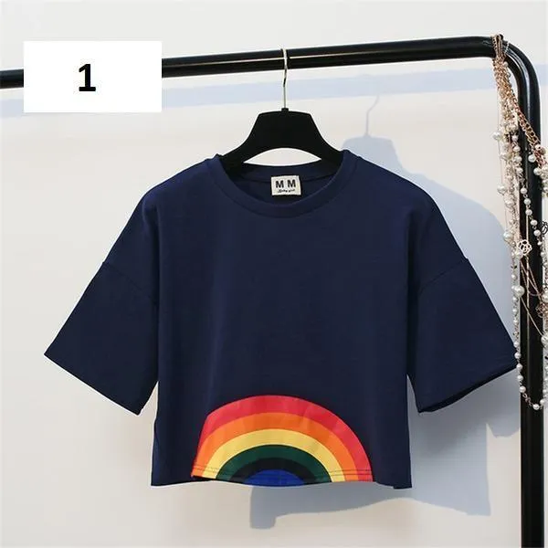 Rainbow Crop T-Shirt