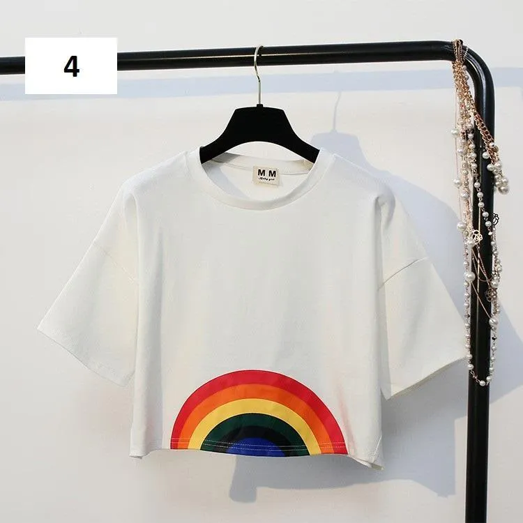 Rainbow Crop T-Shirt