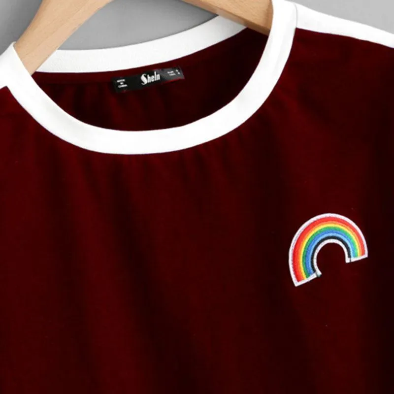 Rainbow Crop T-Shirt