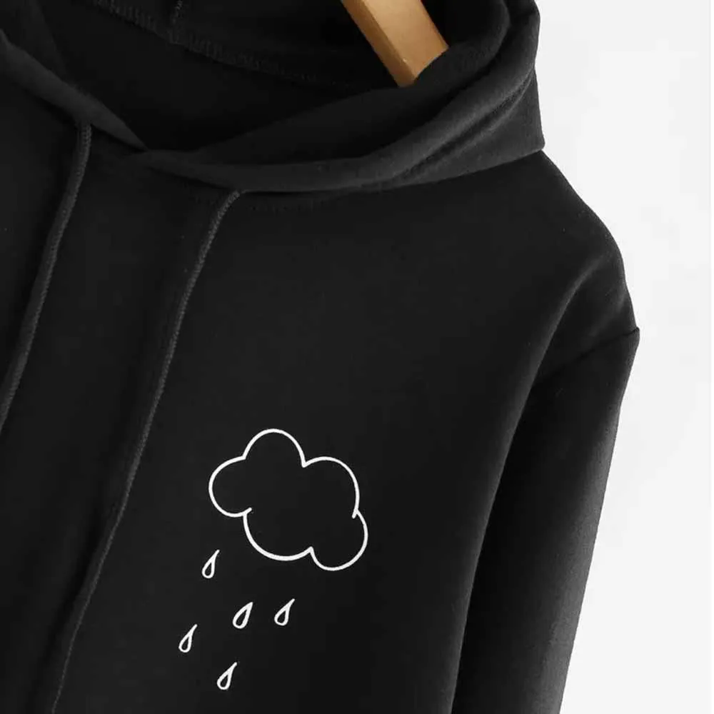 RAINING Crop Hoodie