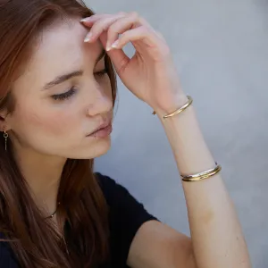 Raw Thin Cuff Set