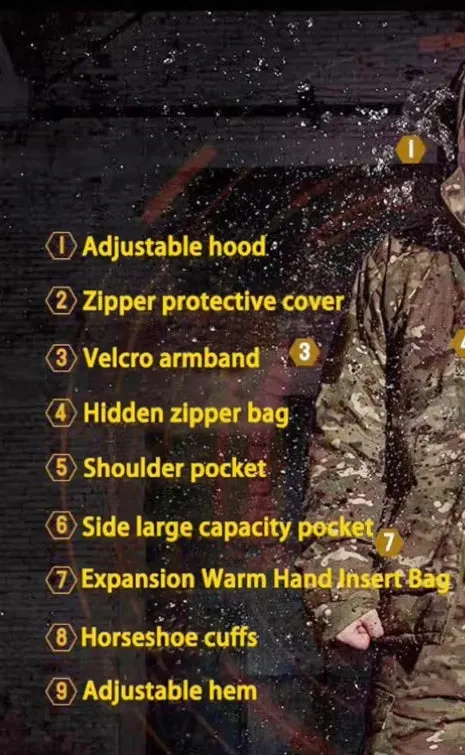 Recon GS2 Thermal Windproof Padded Jacket multi cam