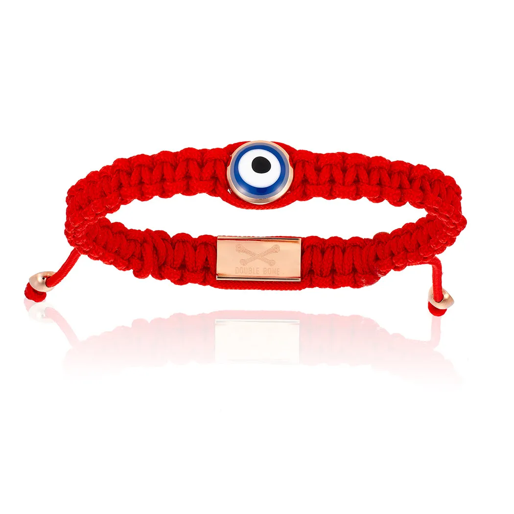 Red and Rose Gold Bracelet Combination