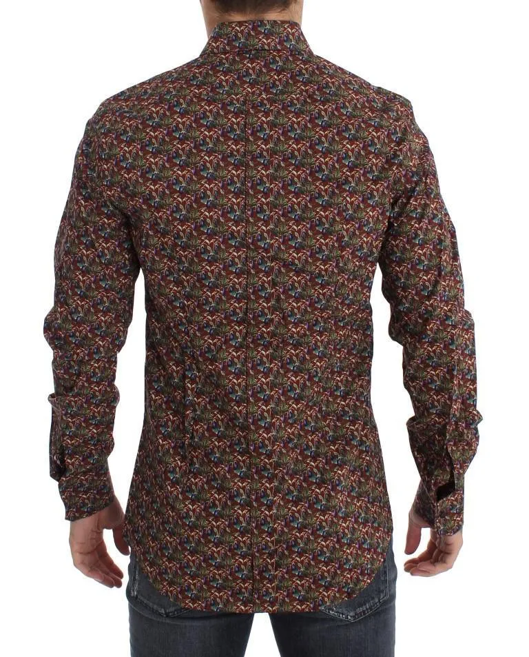 Red Egg Plant GOLD Slim Fit Casual Shirt