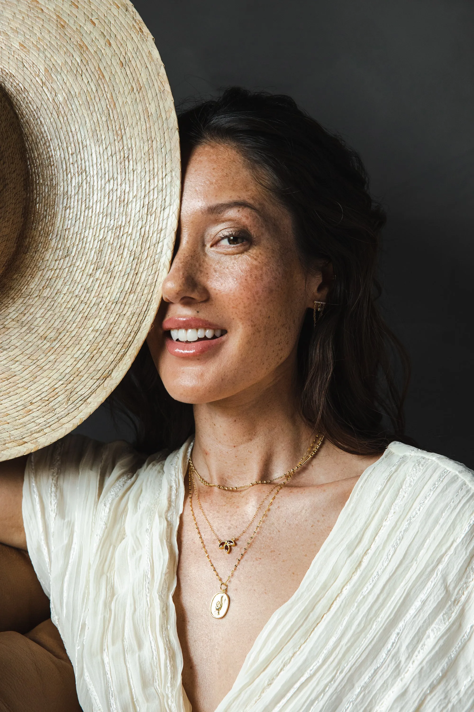 Renee Necklace in Scarlet