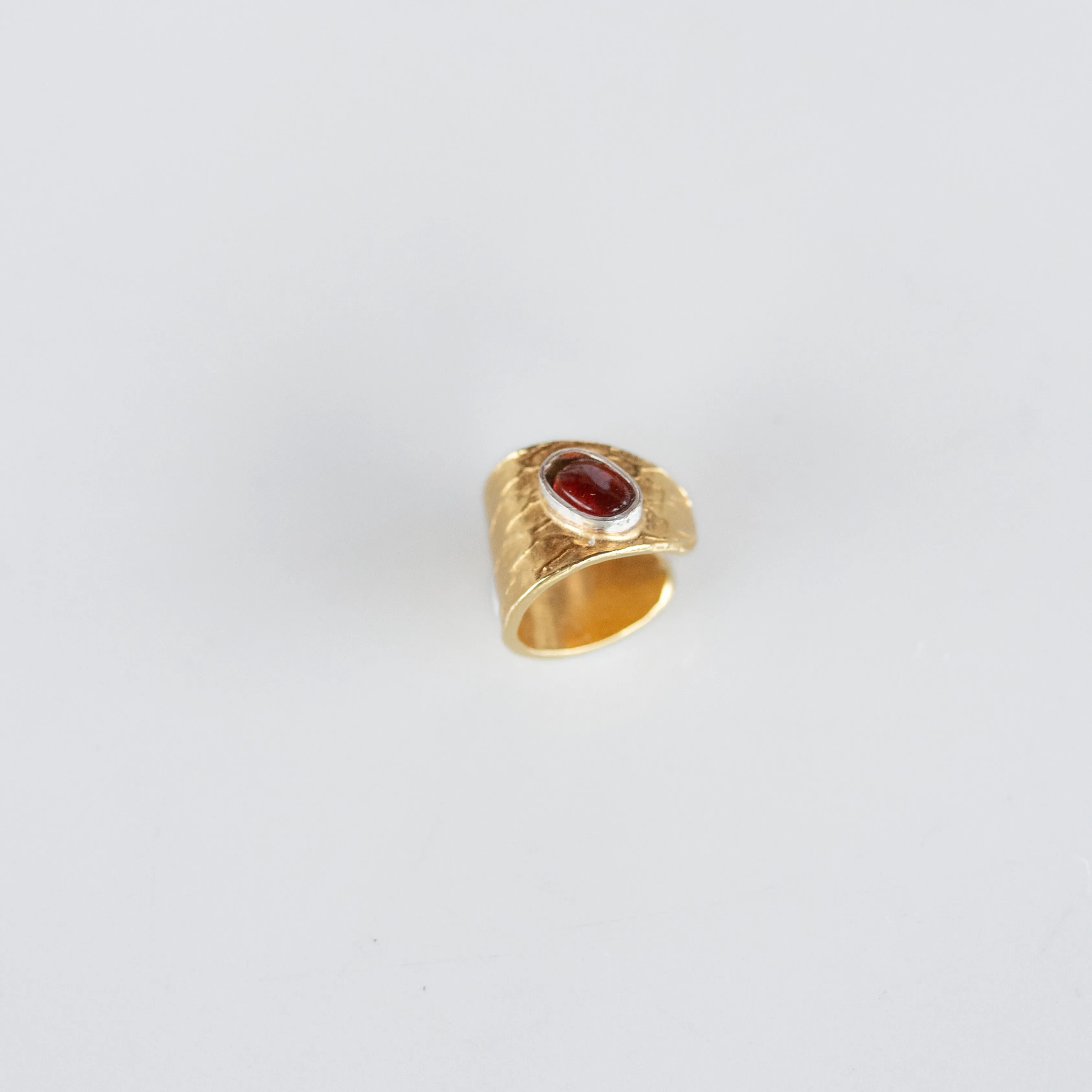 REPTILIA Earring: Vermeil. Yellow gold and sterling silver