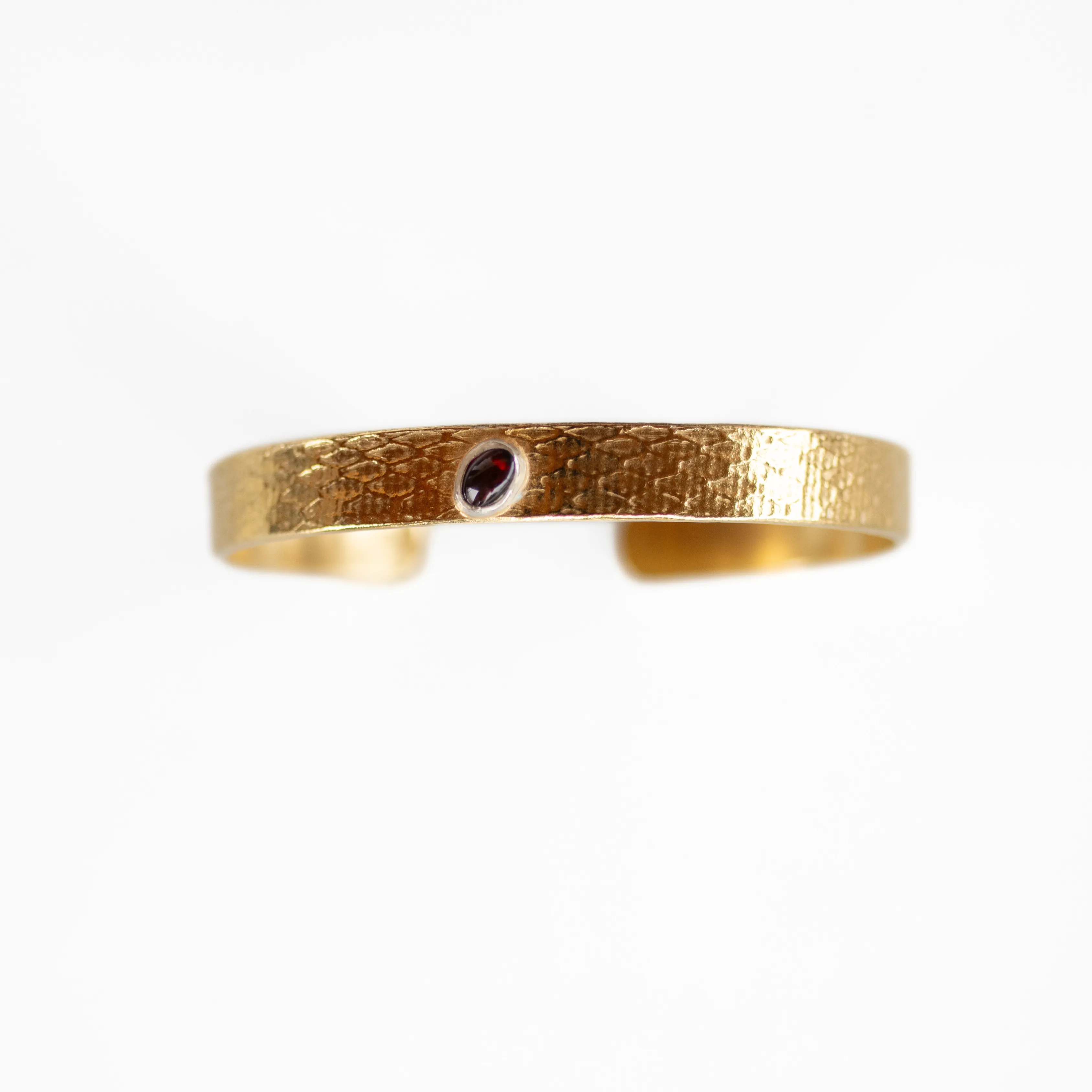 REPTILIA Mini Cuff: Vermeil. Yellow gold.