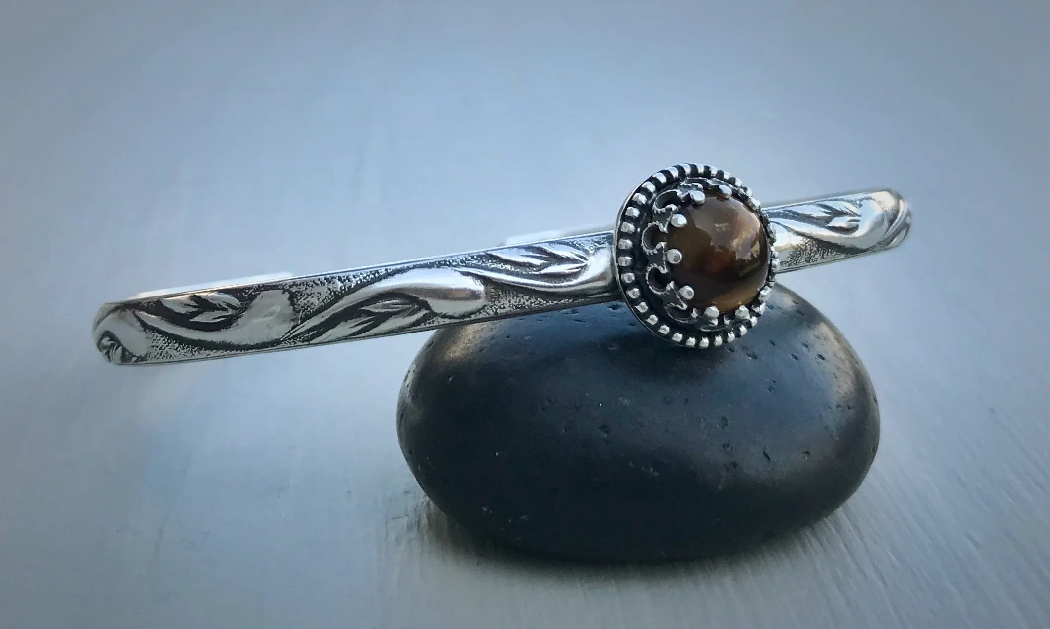 RESERVED: Tiger Eye Stacker Cuff Bracelet