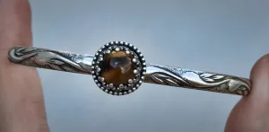RESERVED: Tiger Eye Stacker Cuff Bracelet