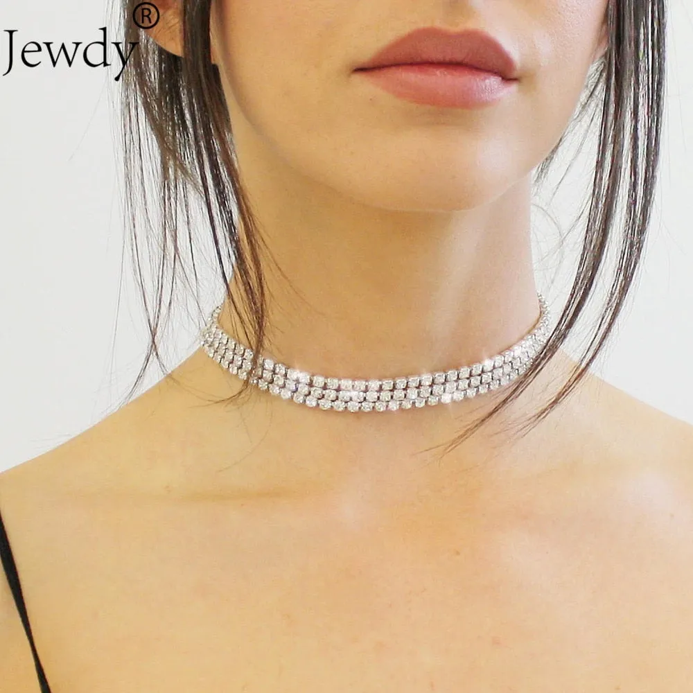 Rhinestone Choker Necklace