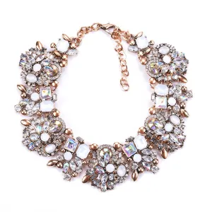 Rhinestone Crystal Collar Necklace