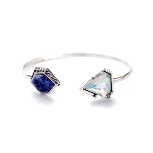 Rhinestone Edge Cuff Bracelet
