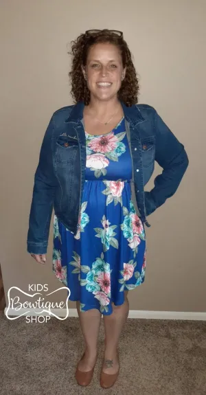 Royal Blue Sleeveless Sundress