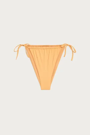 RUCHED STRING BIKINI BOTTOM
