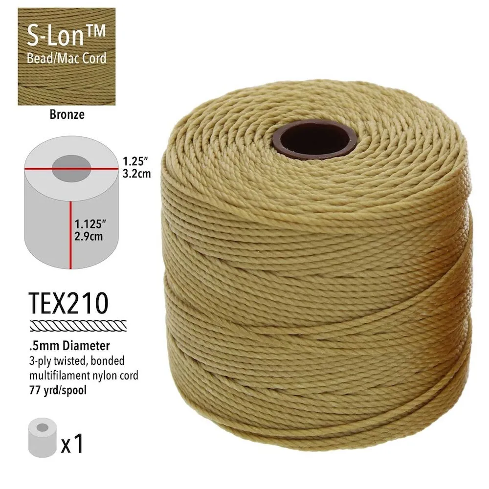 S-LON Bead Cord - Bronze