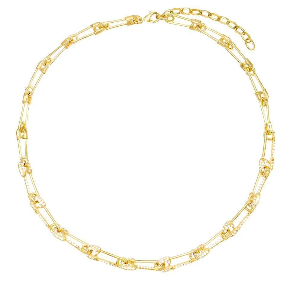 Safety Pin Link Choker