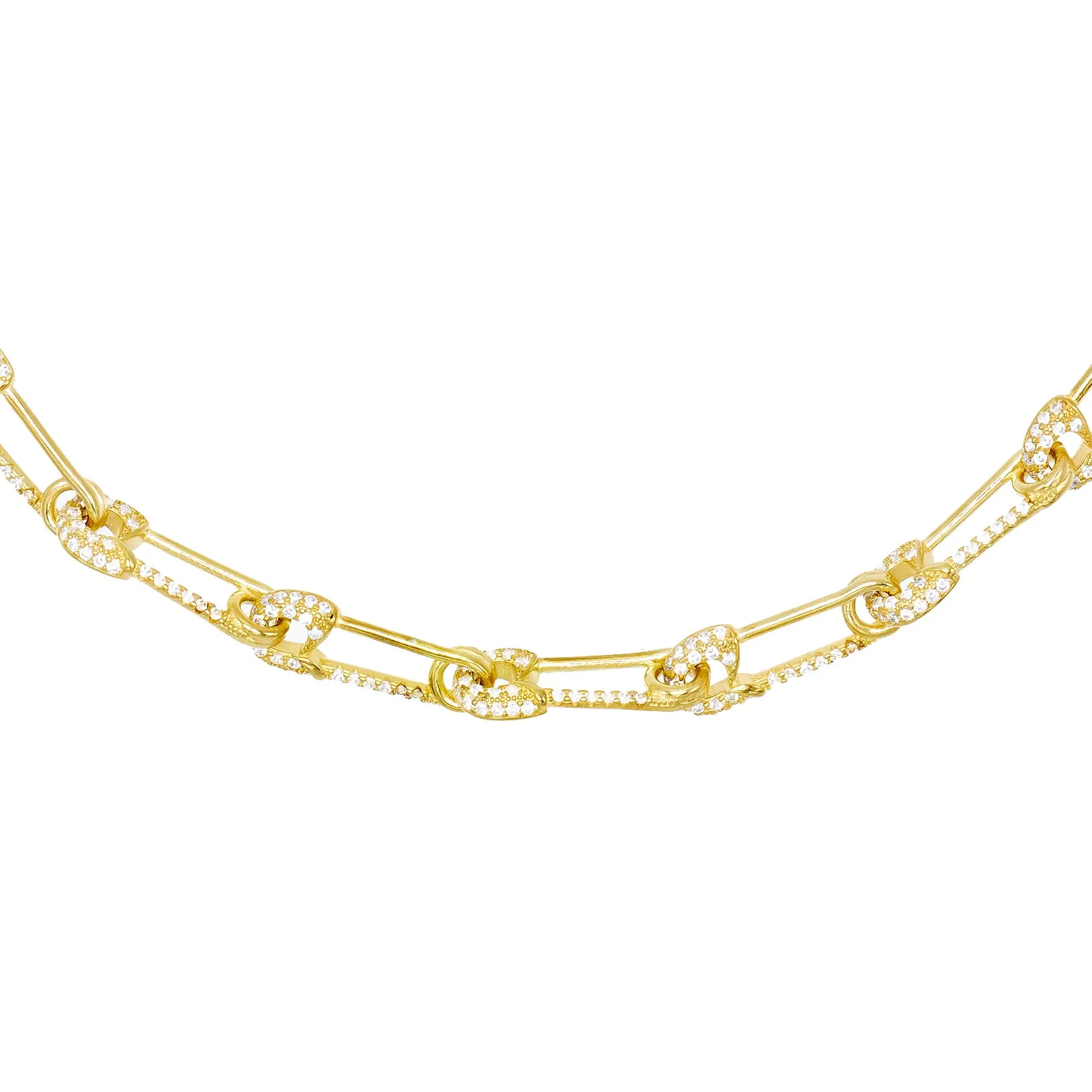 Safety Pin Link Choker