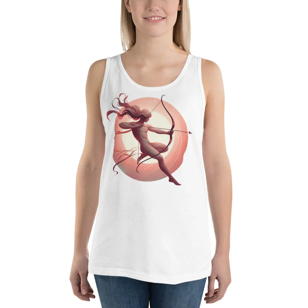 Sagittarius Tank Top - White