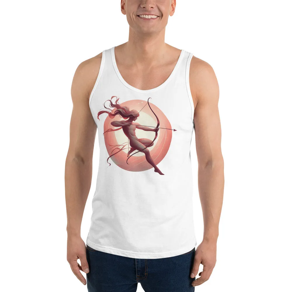 Sagittarius Tank Top - White