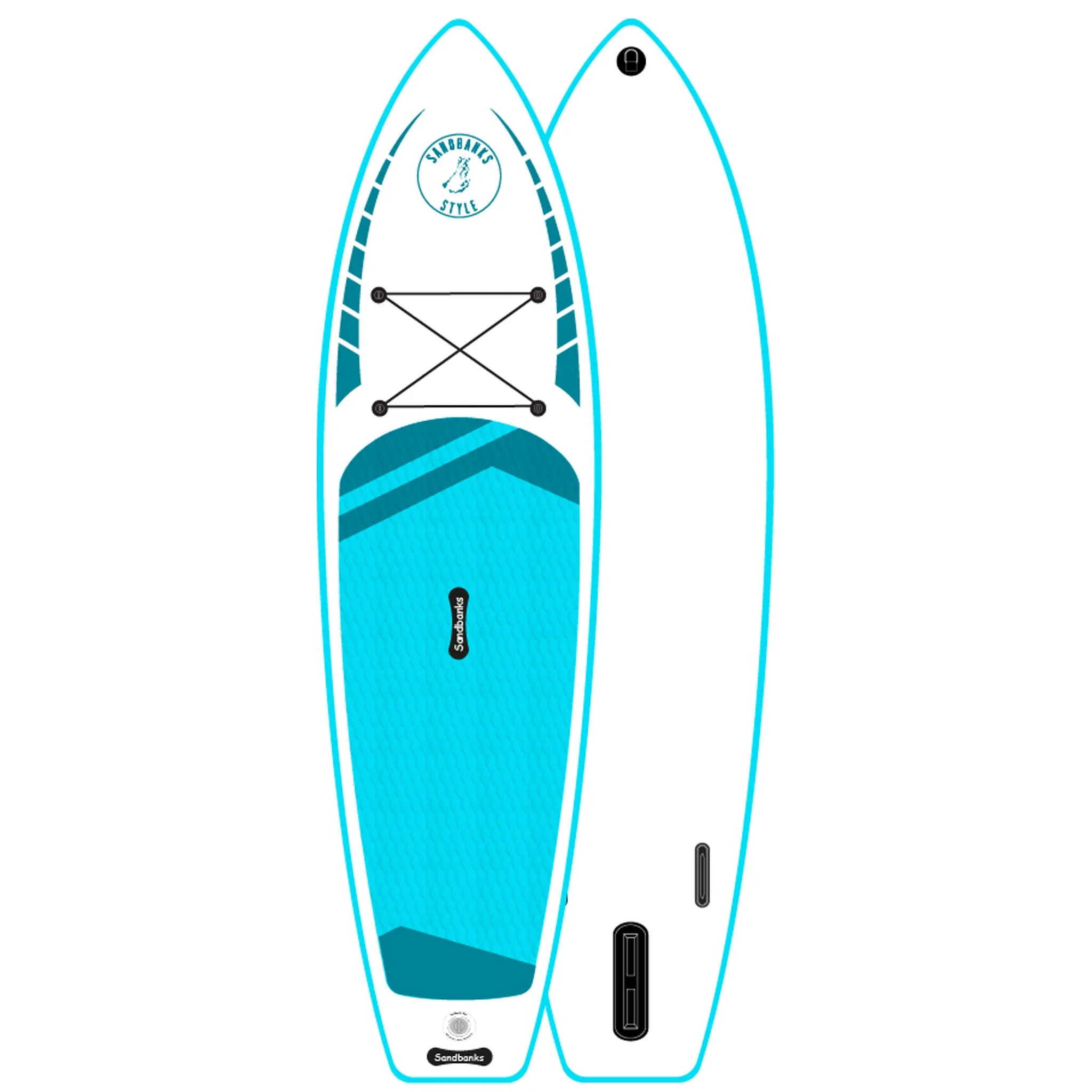 Sandbanks Elite PRO 10' 6" iSUP Paddle Board Package Turquoise