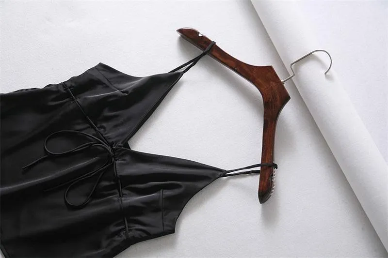 Satin Crop Top