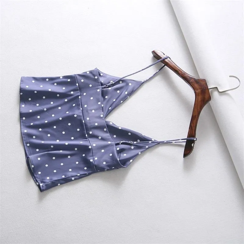 Satin Crop Top