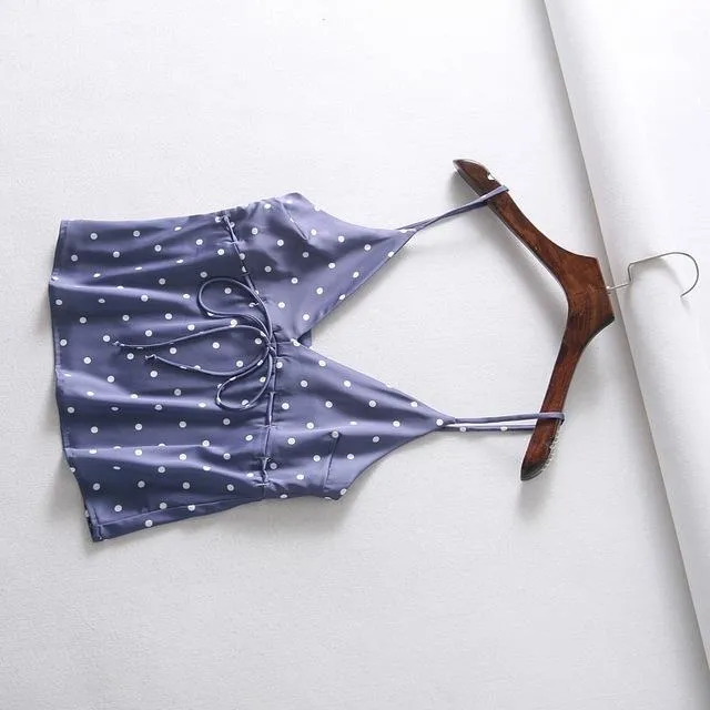 Satin Crop Top
