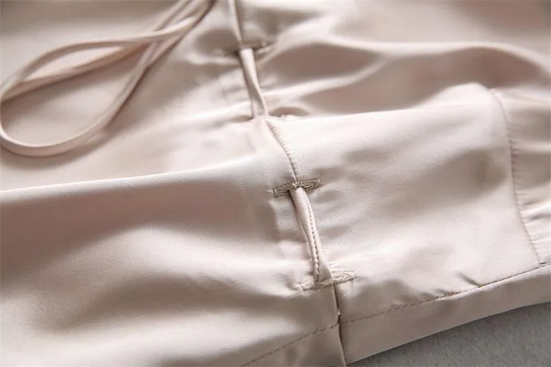 Satin Crop Top