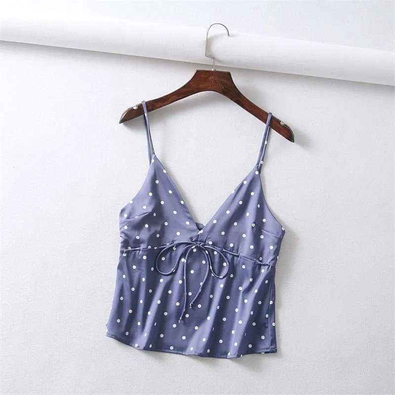 Satin Crop Top
