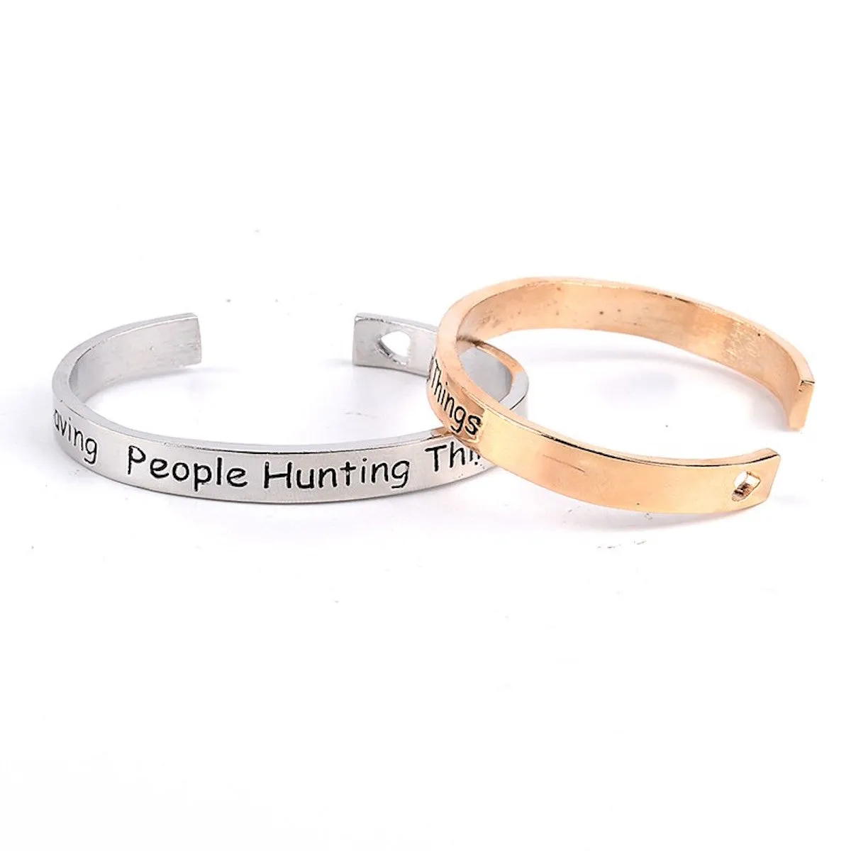 SAVING PEOPLE HUNTING THINGS Cuff Bracelet