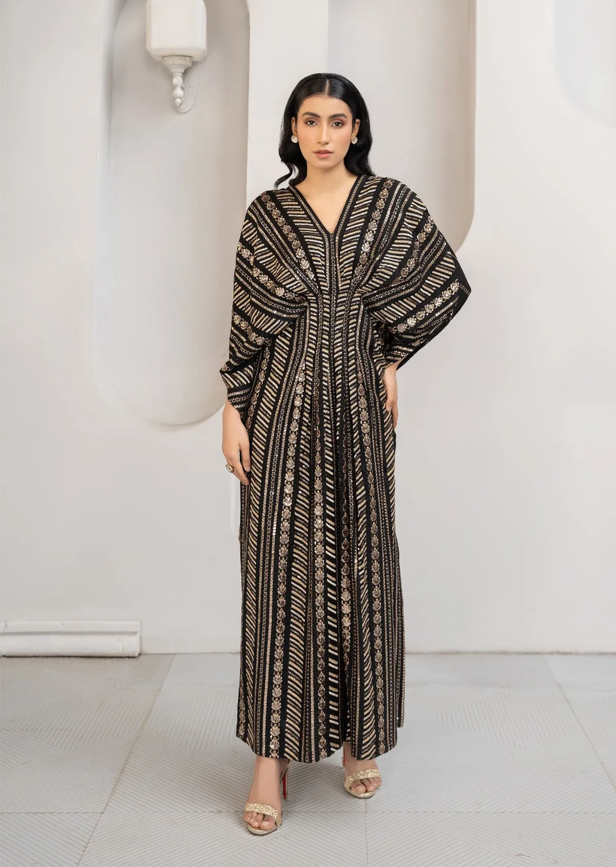 SBM101 Naira - Black Memsaab Formal Kaftan