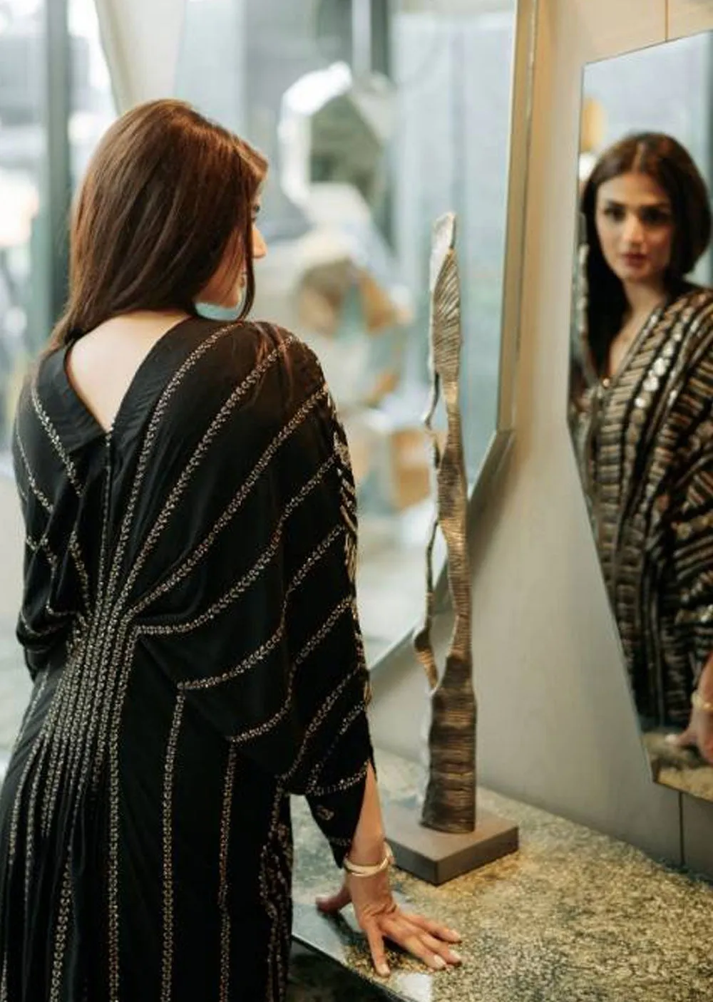 SBM101 Naira - Black Memsaab Formal Kaftan