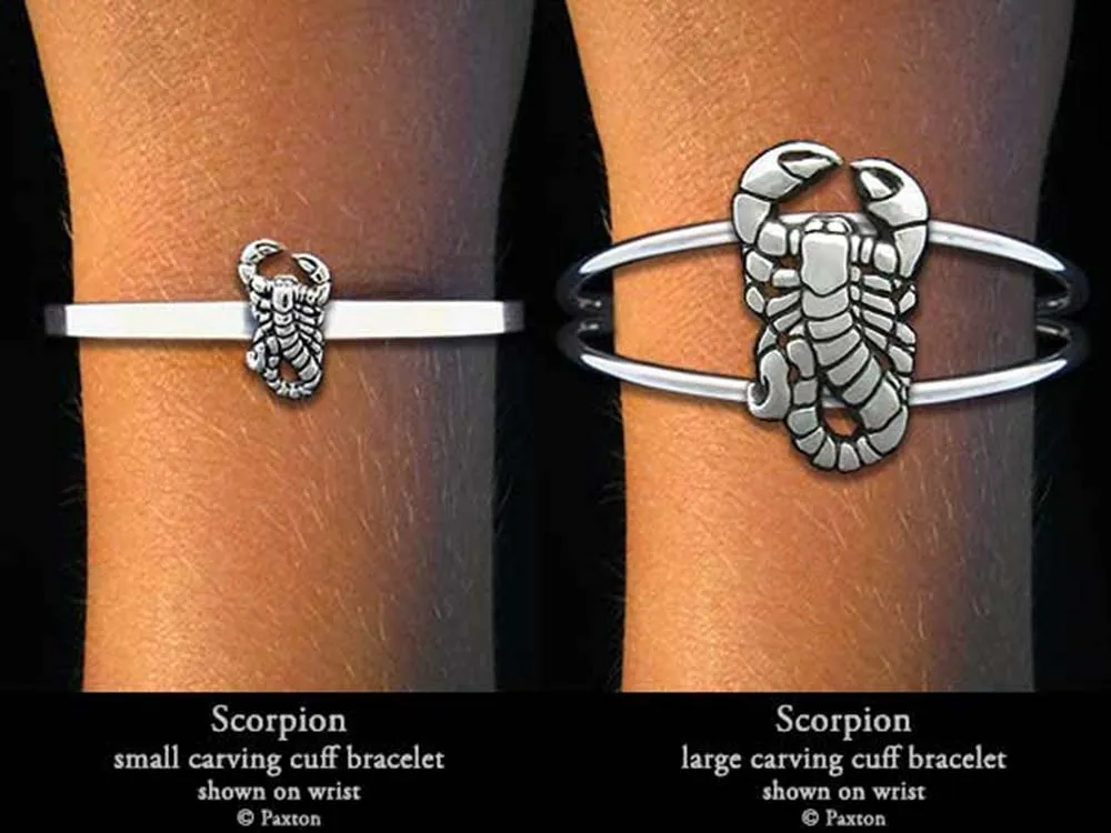 Scorpion Cuff Bracelet Sterling Silver