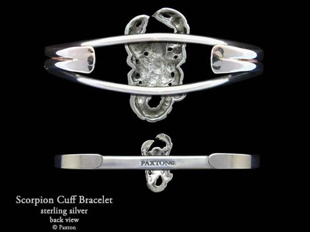 Scorpion Cuff Bracelet Sterling Silver