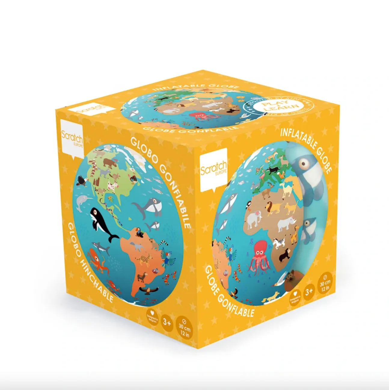 Scratch Europe Inflatable Globe